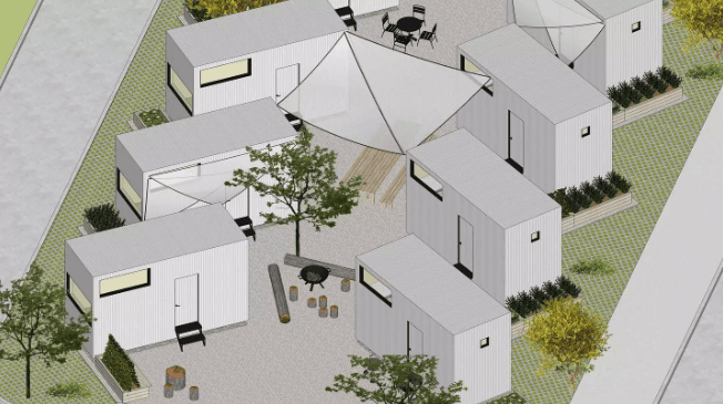 На Київщині будують модульне містечко для переселенців та пропонують робочі місця