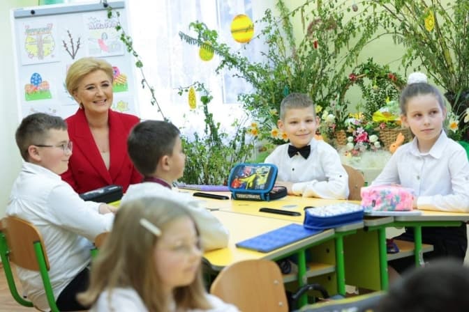 На Львівщину прибула з візитом перша леді Польщі. Деталі