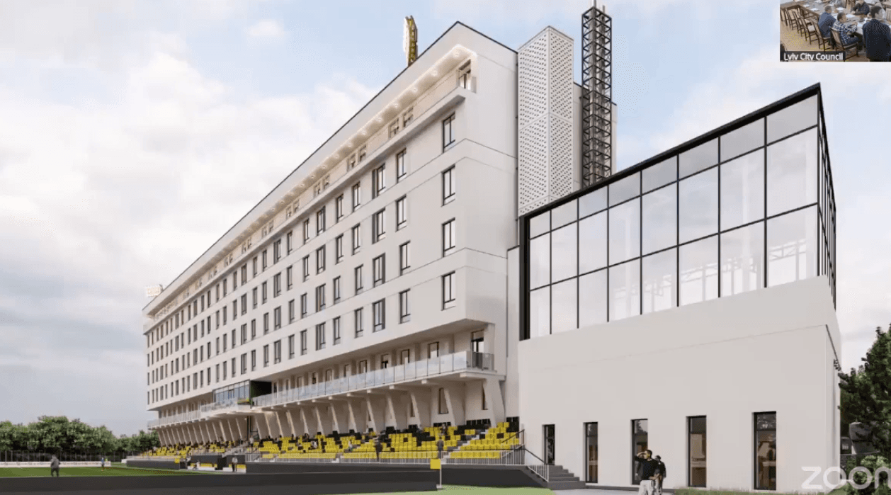 Візуалізація, оприлюднена на виконкомі ЛМР