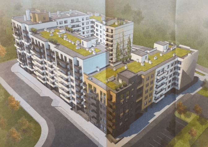 У районі Під Голоском збудують ще один комплекс будинків. Візуалізація