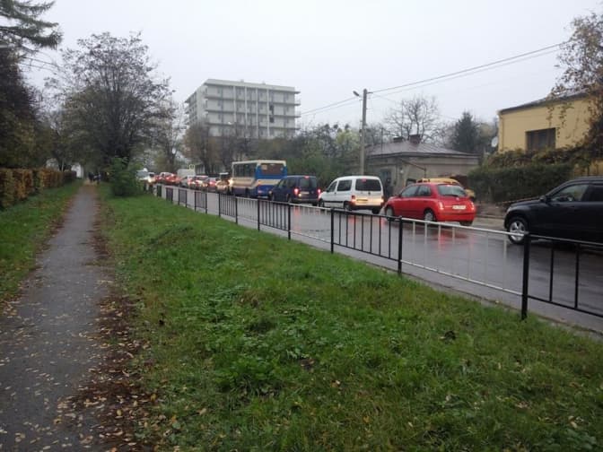 Ситуація на дорогах Львова: затори на Личаківській