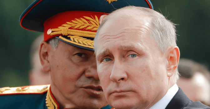 володимир путін і сергій шойгу
