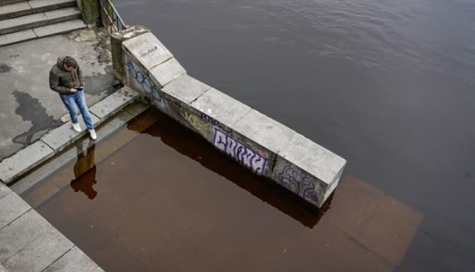 Рівень води в Дніпрі в Києві підвищився на 65 см