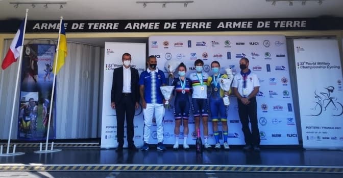 Велогонщиця зі Львівщини завоювала бронзу на чемпіонаті світу серед військовослужбовців