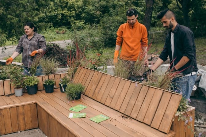 Присядь та відпочинь. На Личакові у Львові облаштували парклет