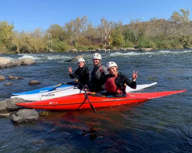 Троє сестер зі Львівщини вибороли бронзу на Чемпіонаті України з веслувального слалому