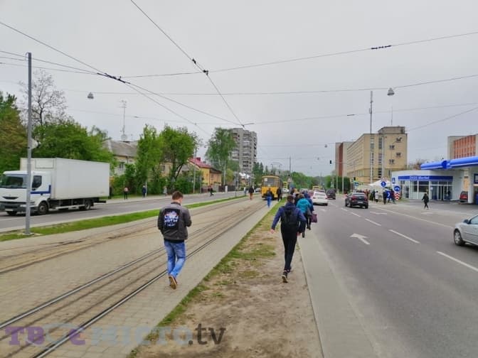 Ситуація на дорогах Львова. Не курсують трамваї з Сихова