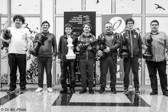 Збірна українських шахістів вперше перемогла на командному чемпіонаті Європи