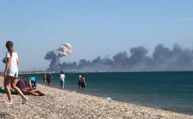 Міноборони відреагувало на вибух на військовому аеродромі окупантів у Криму