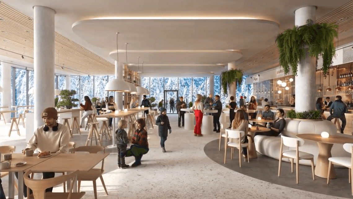 Ресторан швидкого обслуговування на 1000 місць із власною терасою у Welcome Centre