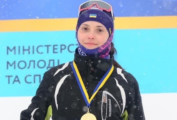 17-річна спортсменка зі Львівщини стала чемпіонкою України з біатлону