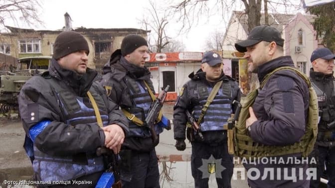 Поліція посилює патрулювання в усіх звільнених містах Київщини