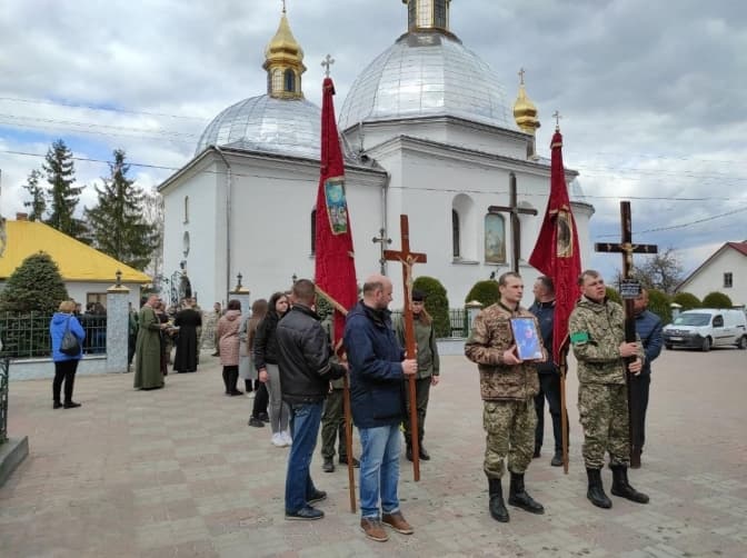 На Львівщині попрощались з 25-річним Героєм Володимиром Липовецьким