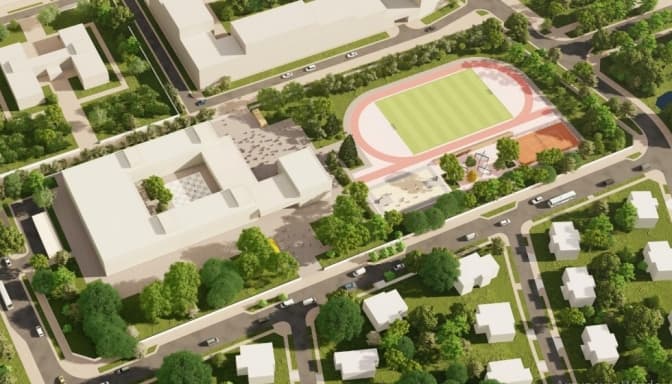 На Тракті Глинянському планують звести школу з прибудованим басейном. Доповнено