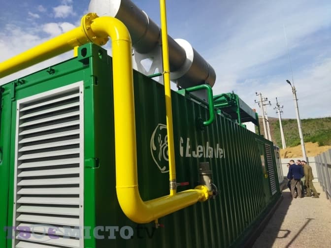 У Великих Грибовичах, де було сміттєзвалище, відкрили біогазову електростанцію. Відео