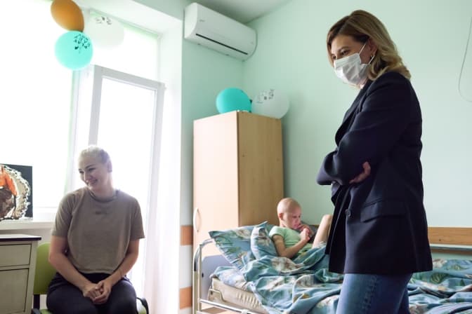 Львів з робочим візитом відвідала перша леді України Олена Зеленська