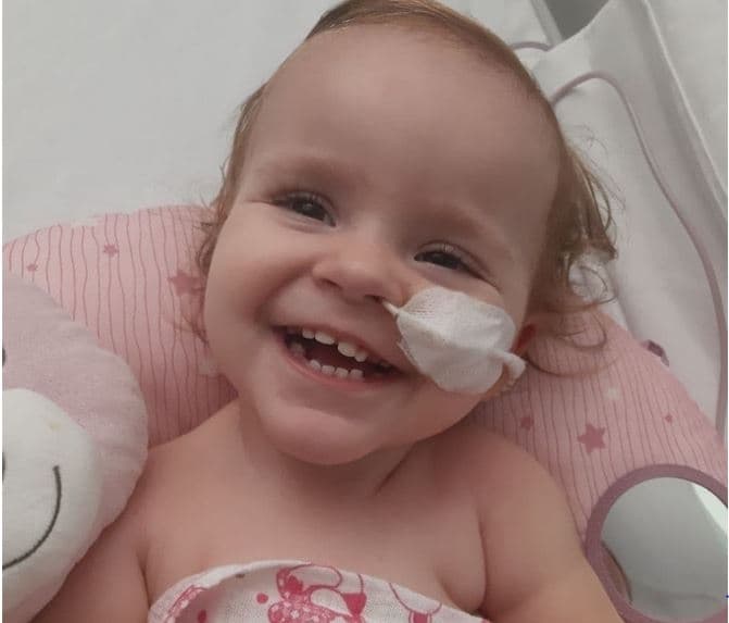 Маленькій Вікторії зі СМА терміново потрібно кошти на дорогий укол. Зібрано лише 32%