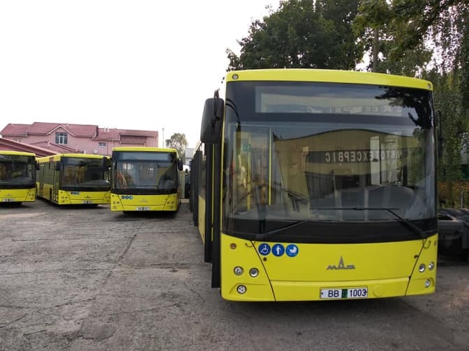 До Рясного планують запустити нові великі автобуси МАЗ
