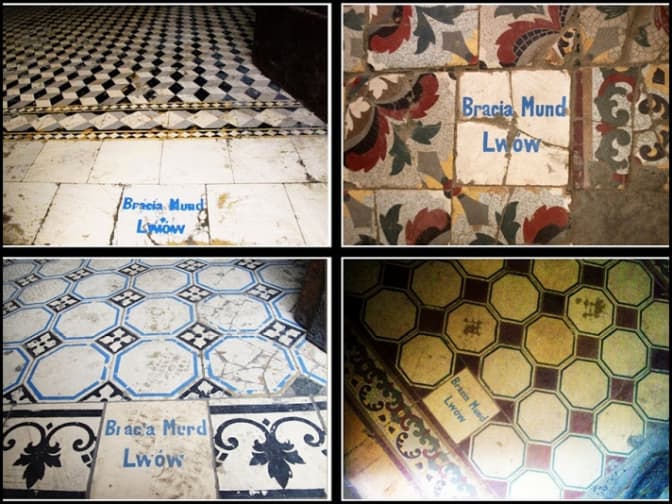 Львів під ногами: австрійська мозаїка у старих будинках. Фото
