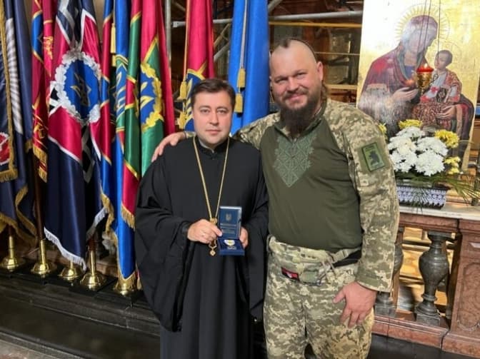 Головний військовий капелан Львова отримав почесну відзнаку Валерія Залужного