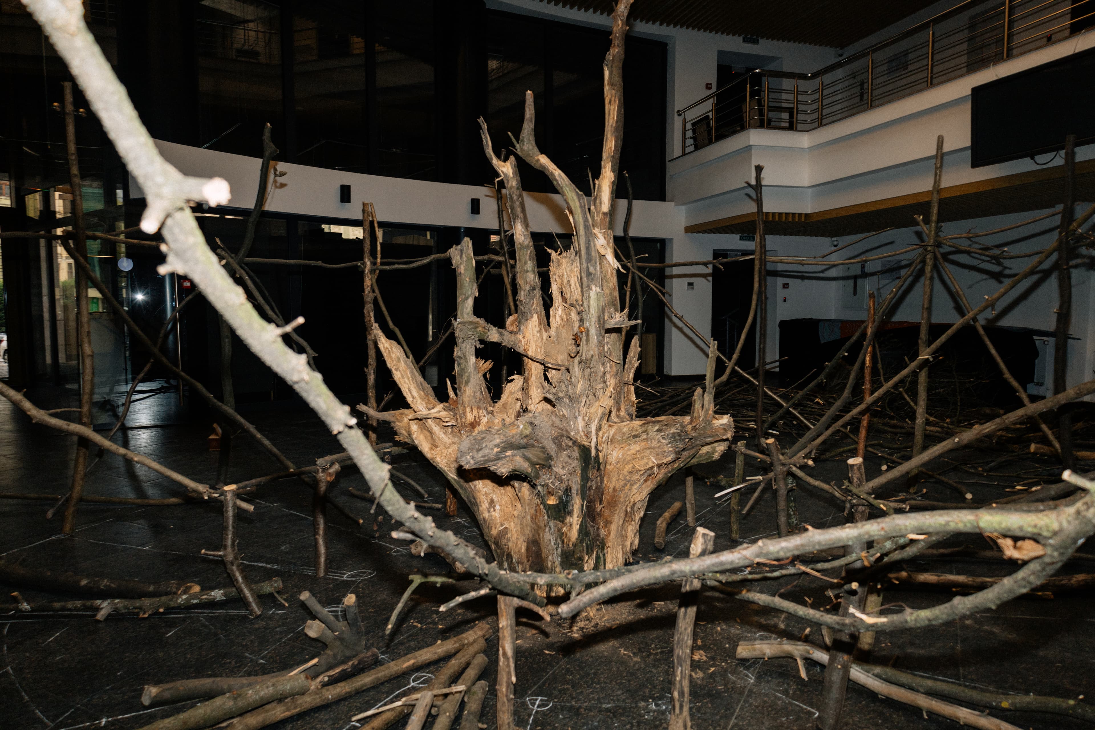 Монтаж артпроєкту Влодка Кауфмана / Фото: Mercury Art Center