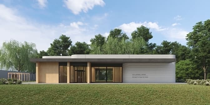 Будівництво школи на 3D-принтері у Львові. Чому роботи затягнулися
