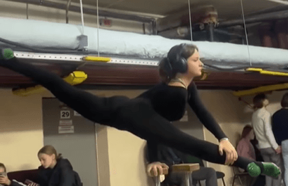 У Києві 14-річна спортсменка тренувалася просто в укритті під обстрілом. Відео підриває мережу