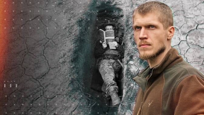 «Я тут заради сім’ї та країни». Історія бійця з книжкою Тімоті Снайдера