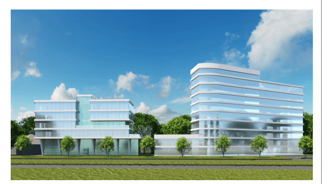 У Львові замість 10-поверхової будівлі зведуть чотири поверхи офісів