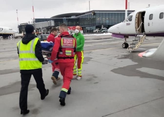Постраждалих в авіакатастрофі в Броварах відправили на лікування за кордон