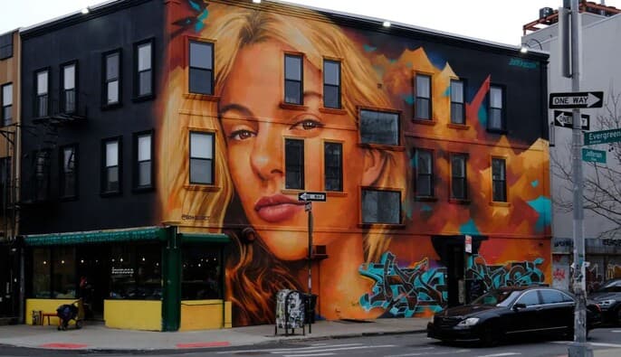 Мурал в США, присвячений Ірині Заруцькій / Фото: New York Post