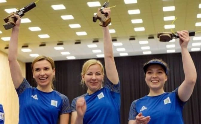 Фото: НОК у Львівській області/Анастасія Німець перша з правого боку