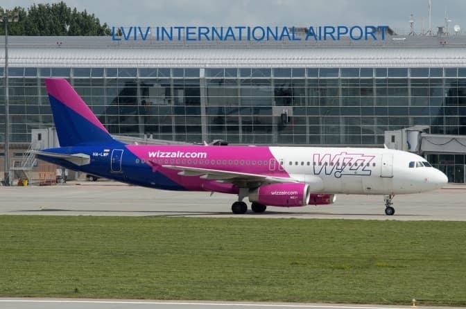 WizzAir відкриє рейс зі Львова до Пардубіце. Розклад, вартість