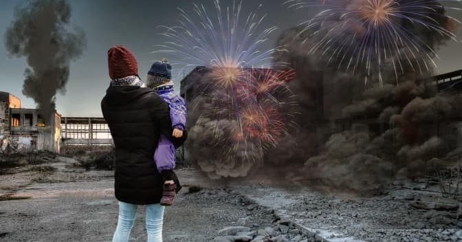 Правоохоронці нагадали про заборону салютів і феєрферків у період свят