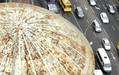 Інспектори ДОКС перевірили, як проходить реставрація «Летючої тарілки» Флоріана Юр’єва