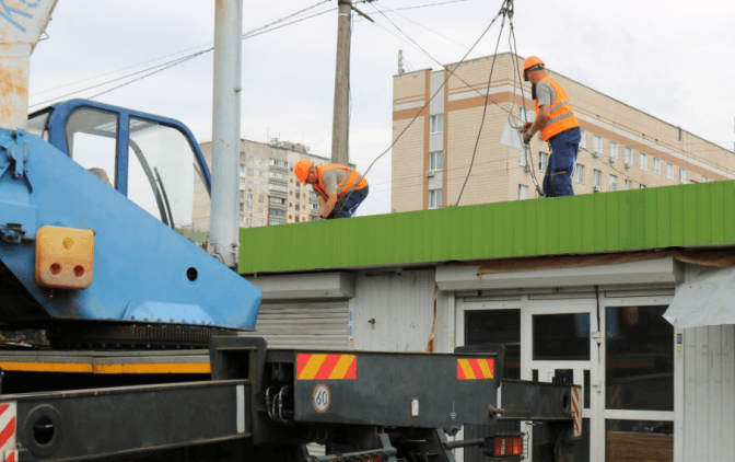 У Києві в липні демонтували майже 400 незаконних МАФів