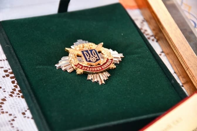 Захисника зі Львівщини нагородили відзнакою Міністерства оборони України