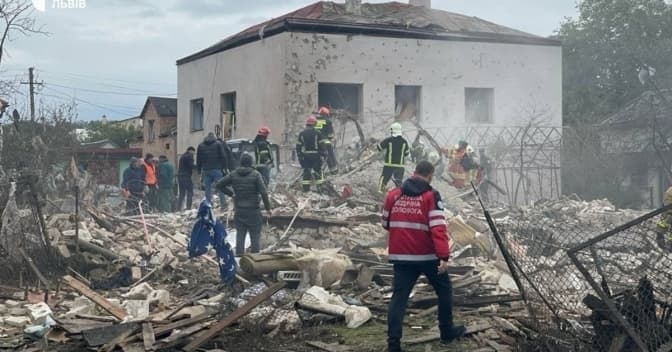 Ворожа атака на Лапаївку. фото: суспільне