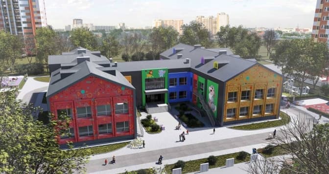 У Києві планують відновити закинутий дитсадок на Оболоні. Візуалізація