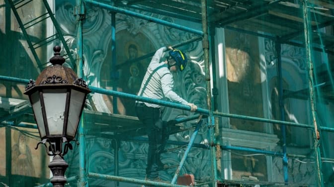 У Києво-Печерській лаврі розпочався процес 3D-сканування Троїцької надбрамної церкви