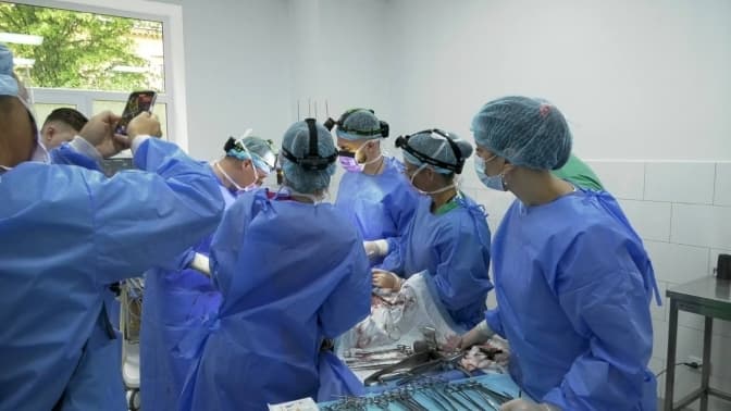 У Львові американські хірурги навчають 18 українських лікарів бойовій хірургії