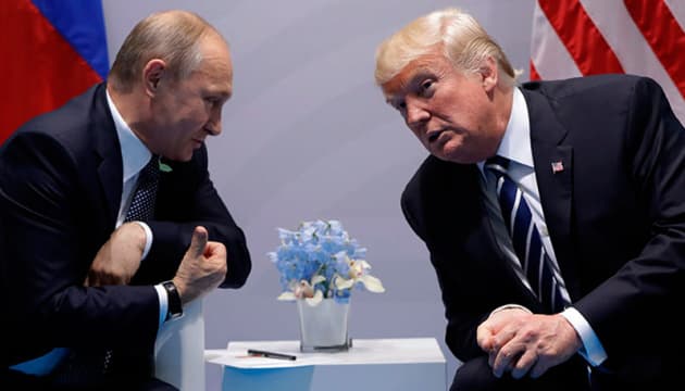 володимир путін і Дональд Трамп