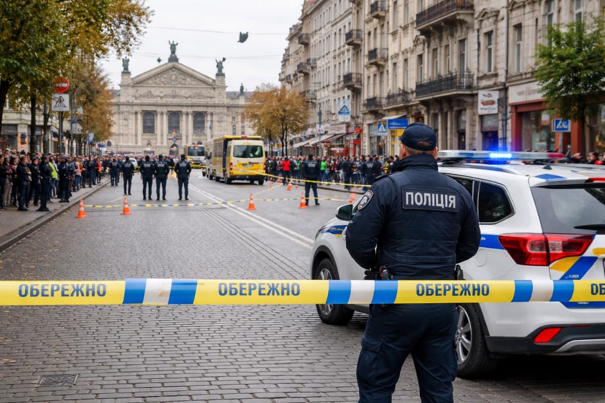 У центрі Львова перекрили частину проспекту Свободи через підозрілу сумку