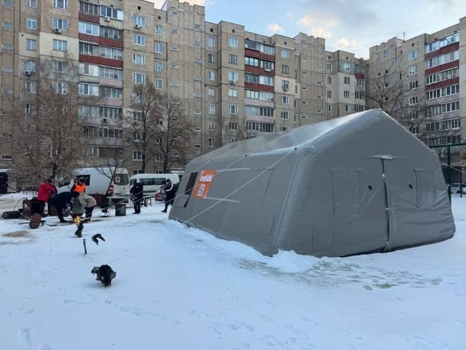 У Дарницькому районі столиці відкрили новий пункт обігріву