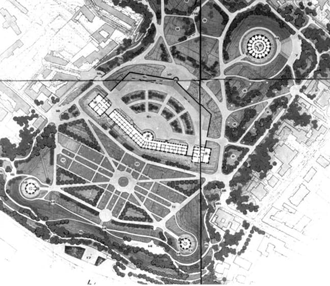 3. Ситуаційна схема терену комплексу укріплень Цитаделі. Фото не датоване. Надане С. Цимбалюком у 2011 р.