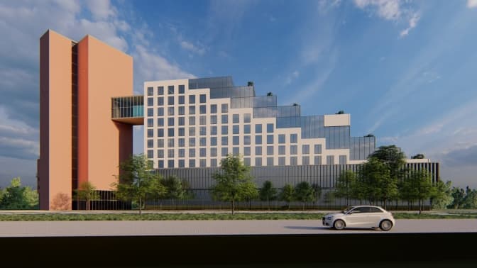 Відкритий паркінг на вулиці Пасічній у Львові забудують житлом. Візуалізація