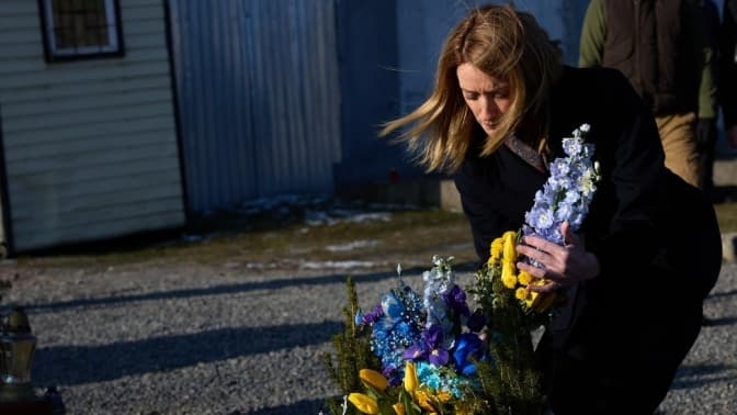 Президентка Європарламенту у Львові закликала посилити санкції проти росії і дати Україні винищувачі