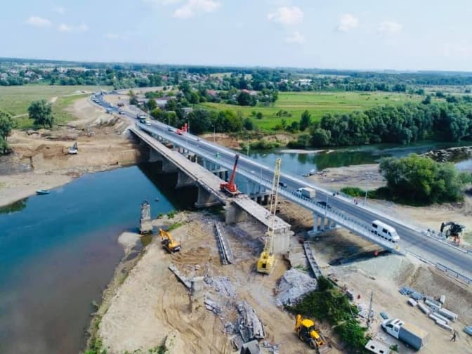 На Львівщині відкрили міст через Дністер, який ремонтували понад рік. Фото