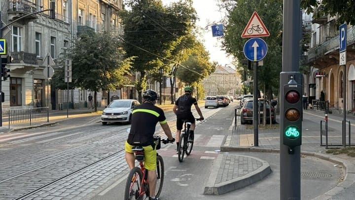 До 2033 року у Львові планують збільшити частку велосипедистів до 15% 