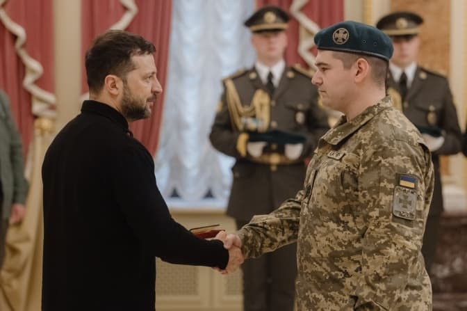 Прикордонник зі Львівщини отримав державну нагороду від президента